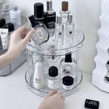 Popxstar Desktop Cosmetic Rack Rotatable Bathroom Shelf Large-capacity Perfume Aromatherapy Skin Care Product Storage Rack Organizer