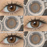 1 Pair Color Contact Lenses for Eyes Color Eye Lens Blue Eye Lenses Brown Lenses Gray Pupils Lens Yearly Green Contacts