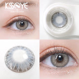 Popxstar 2Pcs Eyes Contacts Lenses with Diopter Fashion Soft Myopia Colored Lenses for Eyes Makeup Diameter 14.2mm Fast Shipping