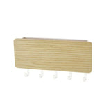 Popxstar Wall Hanging Bamboo Key Hanger Holder Wall Organizer Rectangle Key Rack Hooks Coat Hooks Home Decoration Coat Hanger