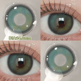Popxstar  2pcs Myopia Color Contact Lenses for Eyes with Prescription Beauty Pupils Makeup Eye Color Lenses Fashion Blue Lenses