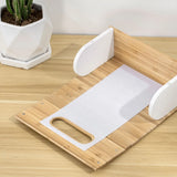 Popxstar  Bamboo Tissue Box Bedroom Paper Box Storage for Home Living Room Decoration Dining Room Coffee Table Simple Tissue Box