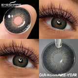 1Pair Blue Beauty Lenses Color Contacts Lenses for Eyes Brown Eye Contacts Yearly Gray Makeup Lenses For Daily Dating