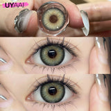 Color Contact Lenses with Container Tweezers Green Color Eye Lenses Blue y2k Colorcon High Quality Brown Natural Lenses
