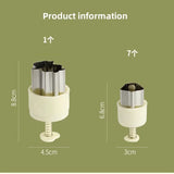 Popxstar  8Pcs/Set Christmas Cookie Cutter Stainless Steel Biscuit Cake Baking Mold Vegetable Fruit Cutting Xmas Party Biscuit Making Tool