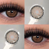 1Pair Cleopatra 2.0 Series Natural Color Contact Lenses for Eyes Brown Lenses Colorcon Lenses Yearly Beautiful Grey Eyes
