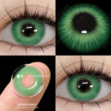 Popxstar  New Colored Contacts Lenses for Eyes Fashion Blue Contact Lens Brown Lenses Gray Pupils Yearly Cosmetic Green Contacts