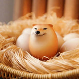 Popxstar  Funny Dog egg Pinch Cute Simulation Shiba Inu Egg Pu Press Slow Rebound Decompression Toy Interesting Easter Kids Gifts