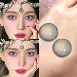 Popxstar  Natural Fashion Color Contact Lenses Men Prescription Myopia Lenses and Eye Contact Color Cosmetics 1pair/2pcs Free Shipping