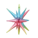 Popxstar  1/2/5pcs Starbust Balloons Rose Gold Silver Gold Explosion Star Foil Balloon for Birthday Christmas Wedding Decor Kid Air Globos