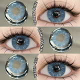 Popxstar 10Pcs=5Pair Color Contact Lenses for 1 Day Daily Lens Blue Contacts Daily Disposable High Wearing Comfort Brown Lenses
