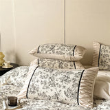 Popxstar  Soft Bedding Set Princess Style Duvet Cover with Bed Sheet Pillowcase Bedclothes Bedspread Pillowcases Comforter Sets ﻿
