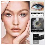 Popxstar  new product 1 pair of AURORA color contact lenses, comfortable glasses yearly use