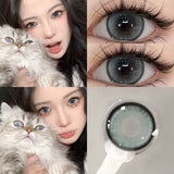 2Pcs New Colored Contacts Lenses for Eyes with Myopia Disposable High Quality Soft Natural Beauty Pupil Free Shipping