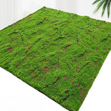 Popxstar Artificial Moss Carpet FineTurf Synthetic Grassland Fake Grass Lawn Roll Mat Faux Muscus Grass Outdoor Decoration Garden Decor
