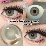 Popxstar  1Pair Fashion Big Lenses Colored Contact Lenses for Eyes Beauty Blue Eyes Lenses Natural Green Brown Grey Lens