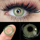 Popxstar  1 Pair Colored Contact Lenses Natural Look Brown Eye Lenses Gray Contact Blue Lenses Fast Delivery Green Eye