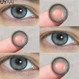 1 Pair Korean Lenses Blackspots Green Lenses Blue Lenses Gray Lenses Brown Lenses Colored Contact Lenses