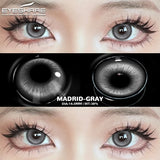 Cosplay Color Contact Lenses for Eyes Anime Eye Lens Black Lenses White Contact Lenses Cosmetic Color Lens Eyes 1Pair