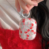 Popxstar Pink Bow Knot Headset Case for AirPods 1/2 With Keychain for AirPods Pro2 4nd Charging Box Fundas for AirPods 3 Clear Shockproof