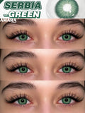 Popxstar  Big Diameter Black Lenses 14.5mm Lenses Colored Contact Lenses for Eyes Big Eye Lenses Natural Look Brown Lenses