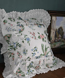 1 Piece Decorative Pillowcases Ruffle Design Pillow Cover Rustic Lace Pillowcase Bed Princess Throw Pillow Case
