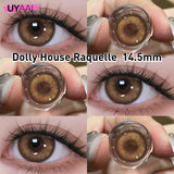 Popxstar  1 Pair Yearly Beauty Fashion Lenses Colored Contact Lenses for Eyes Blue Eyes Lenses Natural  Gray Lens Brown Lens