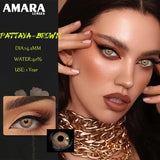Popxstar  Myopia Lenses 0~-8.0 Degree 1 Pair Color Contact Lenses for Eyes Lenses Prescription Lenses Diopter Contact Lenses