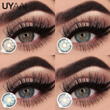 Popxstar  NEW Color Contact Lenses Siri Series Women Makeup Color Pupils Natural Contact Lens Cosmetics Beauty Green Lens Blue lens