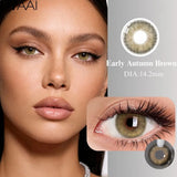 Colored Contact Lenses Fashion Green Eyes Lenses Makeup Blue Eyes Contact Natural Brown Lenses Yearly Beauty Gray Pupils