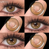 1 Pair Multicontacts for Woman y2k Korean Style Fashion Eye Lenses Blue Eye Color Contacts Purple Lenses Gray Natural Lens