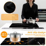 Popxstar Induction Cooker Covers Top Stove Protector Non-Slip Stove Covers Anti-Scratch Kitchen Induction Cooker Mat Kitchen Gadgets