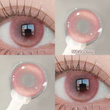 Popxstar 2PCS Halloween Myopia Contact Lenses Cosplay Colored Contact Lenses Prescription Lens Natural Pupils Eye Color Lenses