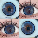 Popxstar  -Daily Disposable 10PCS Colored Contact Lenses for Eyes Myopia Lens Beauty Pupils Eye Lenses Fashion Blue Purple Lenses