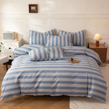 3pc  100% Cotton Printed Duvet Cover Set Includes One Duvet Cover and Two Pillowcases It's Soft Skin-friendly Cotton Bedding