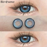 Popxstar  0~-6.00 Myopia Lenses Colored Contact Lenses with Degree Bubble Series Natural Eye Contact Prescription Lenses