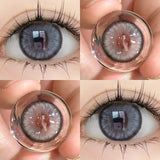 Popxstar  1Pair Green Lenses Color Contact Lenses for Eyes Blue Gray Pupils Cosmetic Diopters Degrees-0.00 to-8.00 Fast Shipping