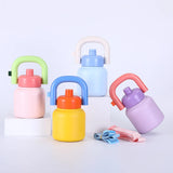 Dopamine Hand-held Kettle 316 Stainless Steel Children's Insulated Cup with Straw Large Capacity Cartoon Big-bellied Cup