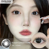 Popxstar 1 Pair Beauty 10 Colors Contact Lenses for Eyes Natural Pupil Color Lens Eyes for Myopia Free Shipping Half A Year Use