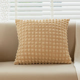 18x18in Solid Nordic Cushion Cover Texture Sensation Throw Pillow Cover For Living Room Bedroom Sofa Office Waist Pillow Case