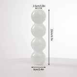 Popxstar Glass Flower Vase Creative Vase Decorative Hydroponic Flower Container Nordic Style Flower Vases Desktop Flower Bottle Decor