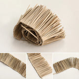 Popxstar Natural Raffia Straw Tassels Ornament Jute Lafite Grass Furniture Fringe Trim Wedding Garland Home Background Wall Decoration