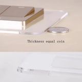 Popxstar Transparent Switch Protective Cover Socket frame Decor waterproof punch-free acrylic Panel sticker