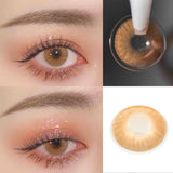 1pair Colored Contact Lenses Bueatiful Pupil Color Circle Lens Natural Coloured Contacts