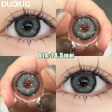 Popxstar  1Pair Color Contact Lenses New Product Lan Cat Sclera Blue Green Lenses Degree Prescription -0.00 to -8.00 Beauty Pupils