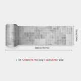 Popxstar  41 Styles Baseboard Stickers Waterproof Peel & Stick Waistline Wall Sticker Floor Border Sticker For Kitchen Bathroom 10x200cm