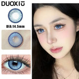 Popxstar  1Pair New Contact Lenses for Eye color Lenses Rock Sweetheart Pink Lenses Degree Prescription -0.00to-8.00 Beauty Pupils