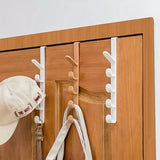 Popxstar 1pcs Bedroom Door Hanger Clothes Hanging Rack Over The Door Plastic Home Storage Organization Hooks, Purse Holder For Bags Rails