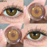 Popxstar Color Contact Lenses with Diopters Korean Eye Contacts Lenses Colorcon Black Lenses High Quality Natural Optical Lenses