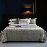 Popxstar  Premium 1000TC Egyptian Cotton Luxury Bedding Set Boho Style Digital Printing Duvet Cover Flat/Fitted Bed Sheet Pillowcases 4Pcs